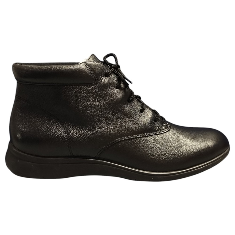 Easy Spirit I-Bebop Chukka Boots‎ Mens Size 8.5M Black Leather Round Toe Lace Up